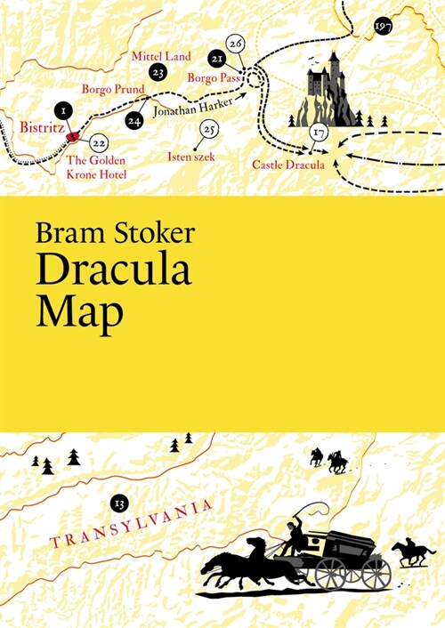 Bram Stoker: Dracula Map (Folded)
