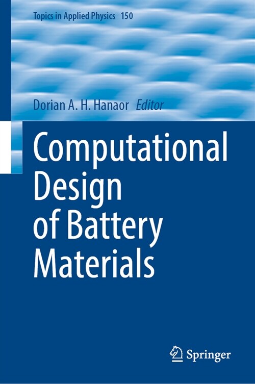 Computational Design of Battery Materials (Hardcover, 2024)