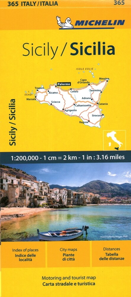 Michelin Map Italy: Sicilia 365 (Folded)