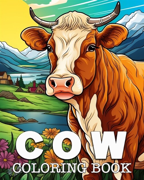 Cow Coloring Book: Beautiful Images to Color and Relax (Paperback)