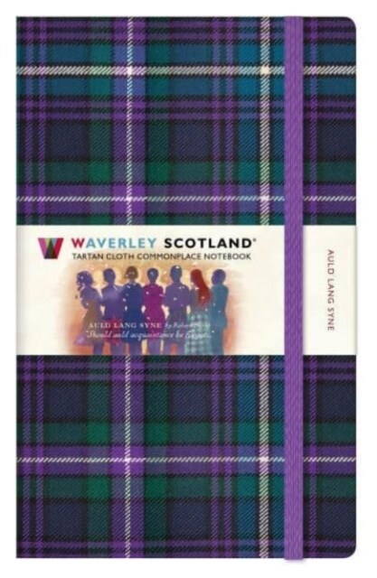 Waverley Scotland Tartan Notebook: Auld Lang Syne Tartan Large Notebook 21cm x 13cm (Hardcover)