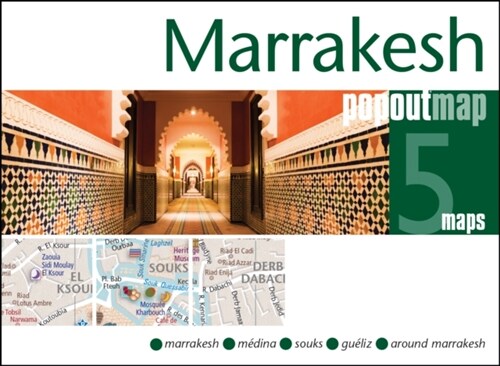 Marrakesh PopOut Map - pocket size pop up city map of Marrakesh (Sheet Map, folded)