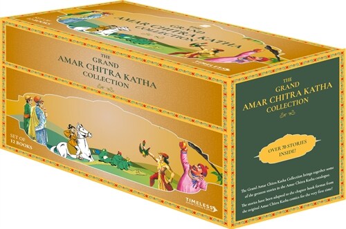 The Grand Amar Chitra Katha Collection Boxset of 12 Books (Hardcover)
