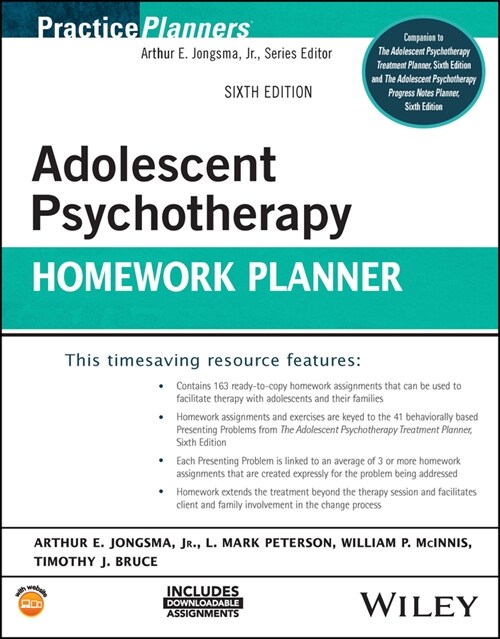 [eBook Code] Adolescent Psychotherapy Homework Planner (eBook Code, 6th)