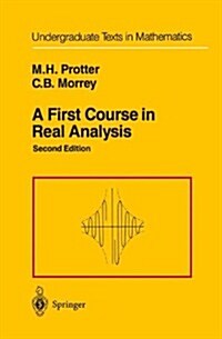 A First Course in Real Analysis (Paperback, 2, 1991. Softcover)