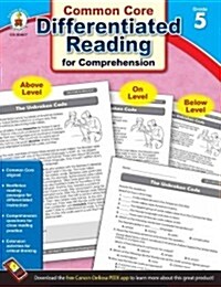 Common Core Differentiated Reading for Comprehension, Grade 5 (Paperback)