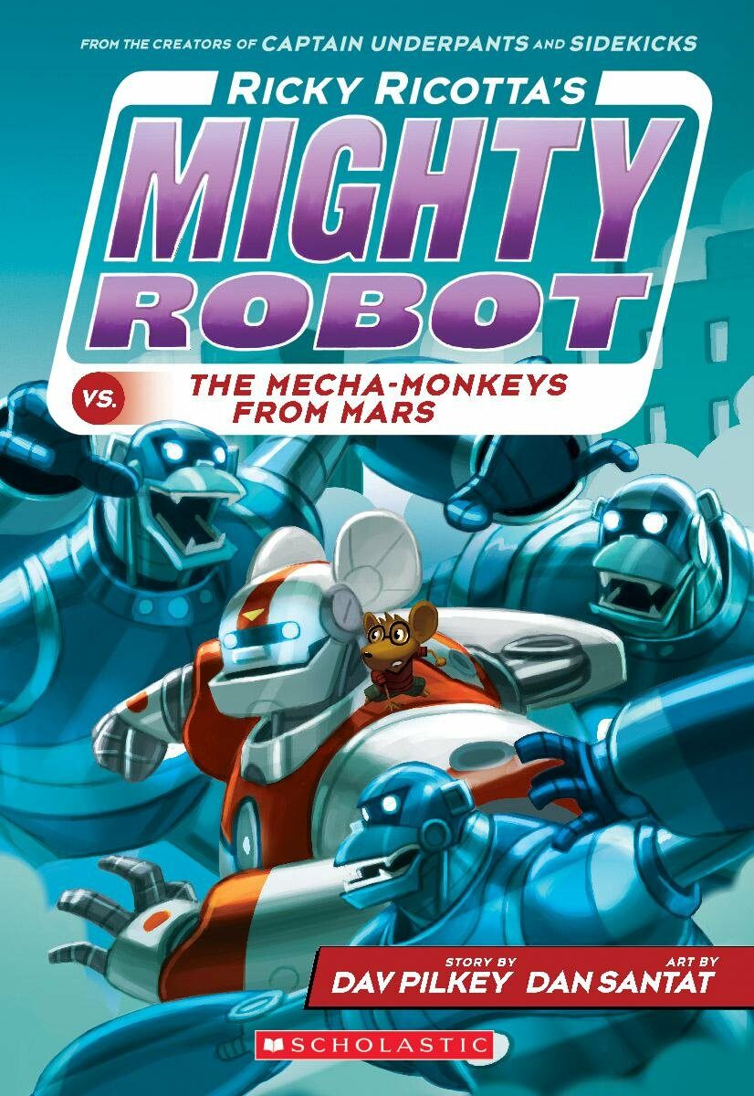[중고] 마이티로봇 #4 : Ricky Ricottas Mighty Robot vs. the Mecha-Monkeys from Mars (Paperback)