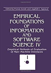 Empirical Foundations of Information and Software Science IV (Paperback, 1987)