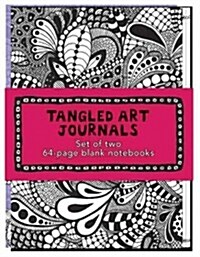 Tangled Art Journals: Set of Two 64-Page Blank Notebooks (Paperback)