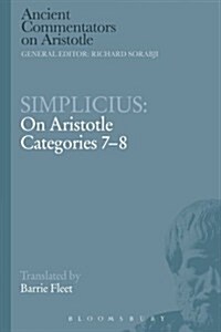 Simplicius: On Aristotle Categories 7-8 (Paperback)