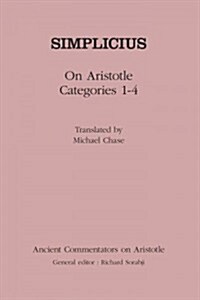 Simplicius: On Aristotle Categories 1-4 (Paperback)