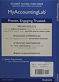 New Mylab Accounting with Pearson Etext -- Access Card -- For Cost Accounting (Hardcover, 15)