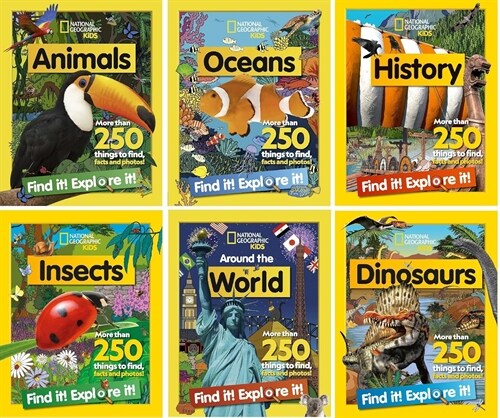 Find it! Explore it! By National Geographic Kids 6 Books Collection Set - Ages 5-7 (Paperback)