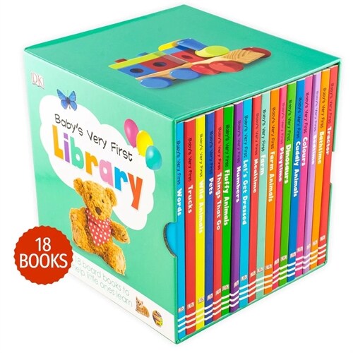 Babys Very First Library 18 Board Books - Ages 0-5 (Paperback)
