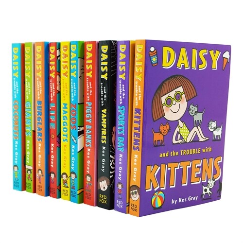 Daisy & The Trouble With Kittens By Kes Gray 10 Books - Ages 9-14 (Paperback)