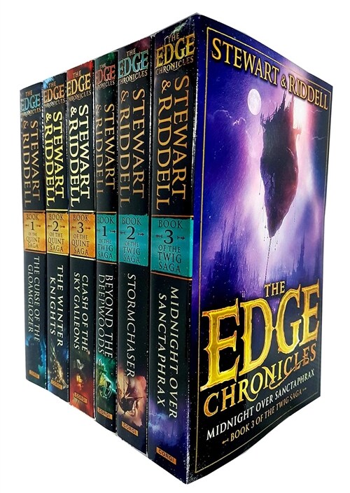 The Edge Chronicles 6 Books Set By Paul Stewart & Chris Riddell - Young Adult (Paperback)