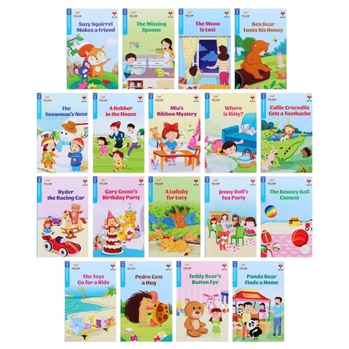 Fox Cub: My First Reader Set (Level 1) 18 Books Collection Set - Ages 2+ (Paperback)