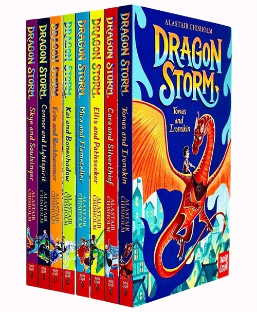 Dragon Storm Series By Alastair Chisholm 8 Books Collection Set - Ages 7-10 (Paperback)