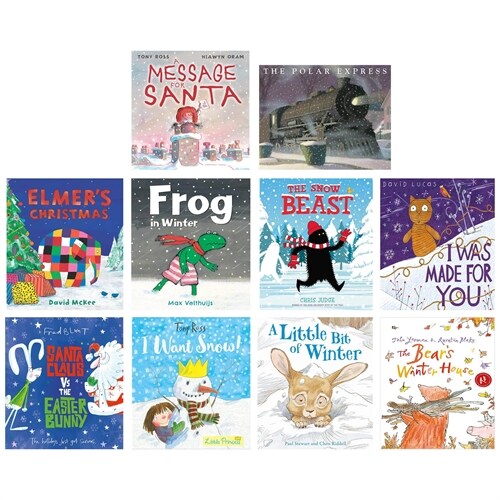 Cosy Christmas 10 Classic Festive Stories Picture Books Collection Set - Ages 0-5 (Paperback)