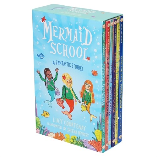 Mermaid School Series By Lucy Courtenay 6 Books Collection Box Set - Ages 6-9 (Paperback)