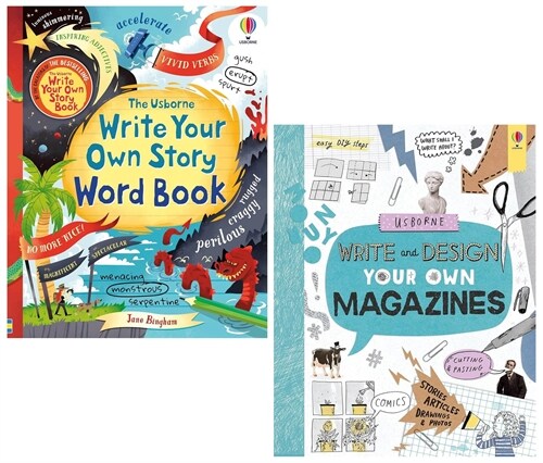 Usborne Write Your Own Series By Jane Bingham & Sarah Hull 2 Books Collection Set - Ages 8-11 (Spiral Bound)