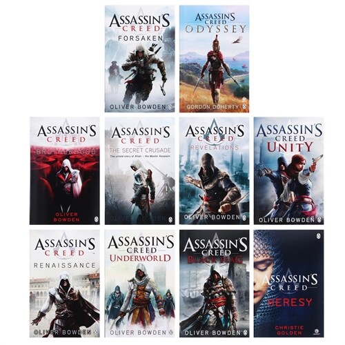 Assassins Creed by Oliver Bowden 10 Books Collection Set - Fiction (Paperback)