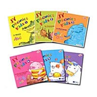 JY Phonics Kids 1~6 Full Set (Paperback 6권 + CD 9장)