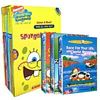 SpongeBob SquarePants 챕터북 #1~8 (Paperback 8권 + Audio CD 8장) + [사은품] 무자막 스누피 3종 세트