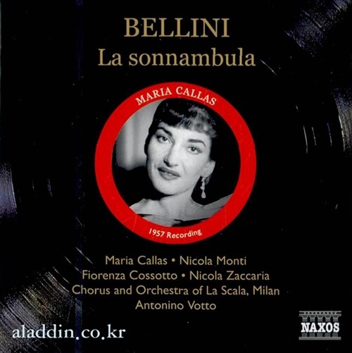[중고] [수입] 벨리니 : 몽유병의 여인 (1957년 녹음) (2CD)