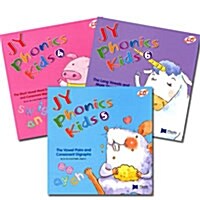 [중고] JY Phonics Kids 4~6 Set (Paperback 3권 + CD 6장)