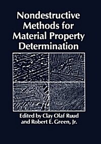 Nondestructive Methods for Material Property Determination (Paperback, Softcover Repri)