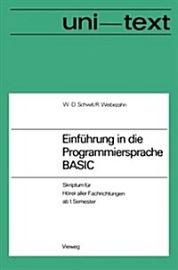 Einf?rung in Die Programmiersprache Basic: Anleitung Zum Selbststudium (Paperback, 1976)