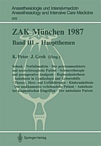 Zak M?chen 1987: Band III -- Hauptthemen (Paperback)