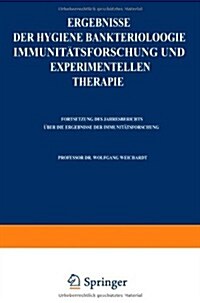Ergebnisse Der Hygiene Bakteriologie Immunit?sforschung Und Experimentellen Therapie: Zweiundzwanzigster Band (Paperback, Softcover Repri)