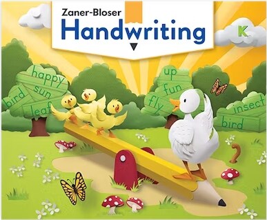 Zaner-Bloser Handwriting Grade K Student Book