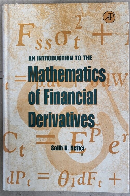 [중고] An Introduction to the Mathematics of Financial Derivatives (Hardcover, First Edition (US) First Printing)