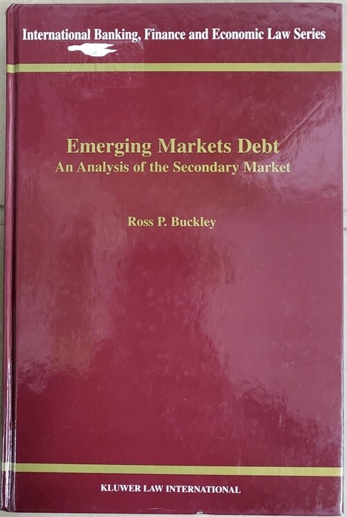 [중고] Emerging Markets Debt: An Analysis of the Secondary Market (Hardcover)