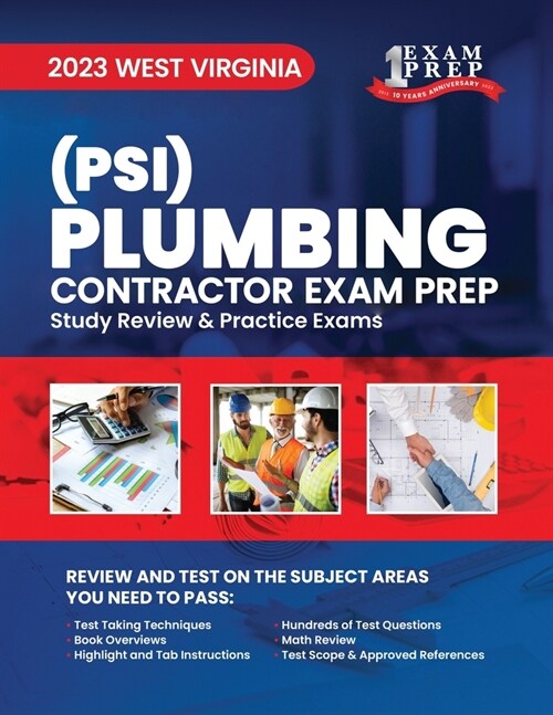 2023 West Virginia Plumbing Contractor (PSI): 2023 Study Review & Practice Exams (Paperback)