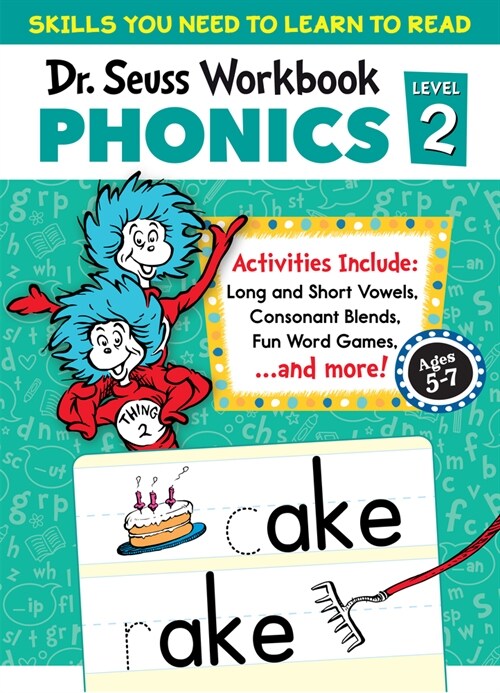 Dr. Seuss Phonics Level 2 Workbook: A Phonics Workbook to Help Kids Ages 5-7 Learn to Read (for Kindergarten and 1st Grade) (Paperback)