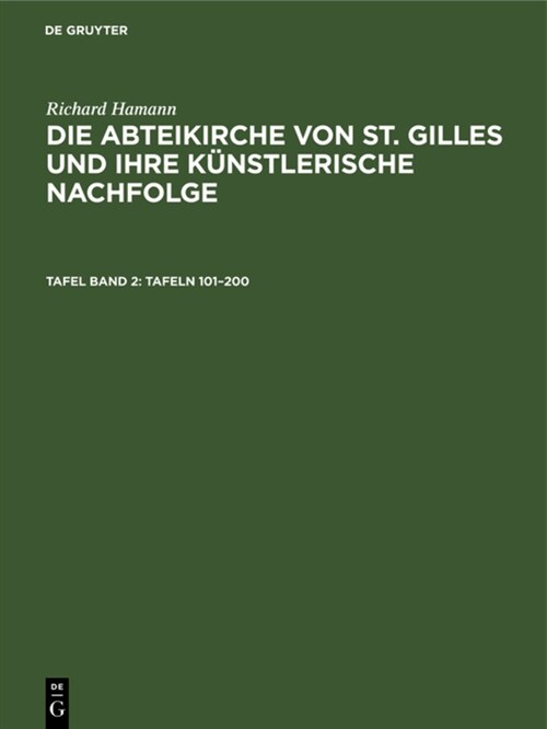 (Tafeln 101-200) (Hardcover, Reprint 2022)