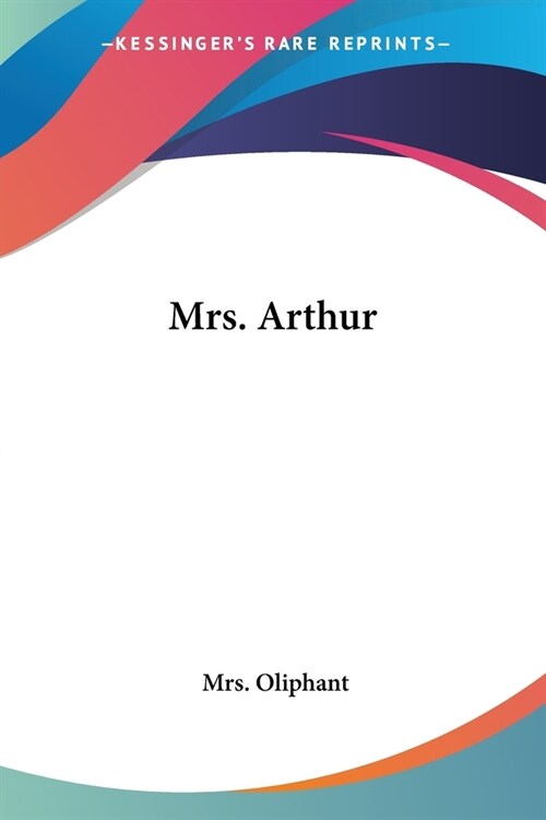 Mrs. Arthur (Paperback)