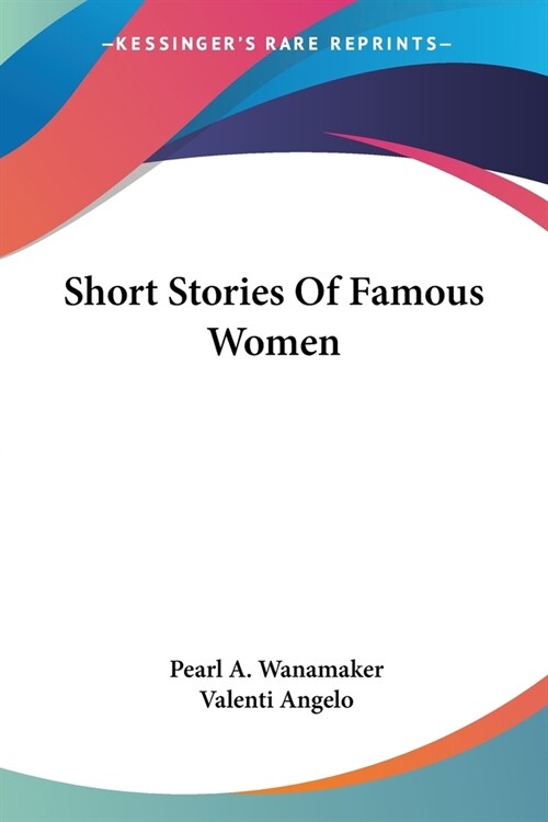Short Stories Of Famous Women (Paperback)