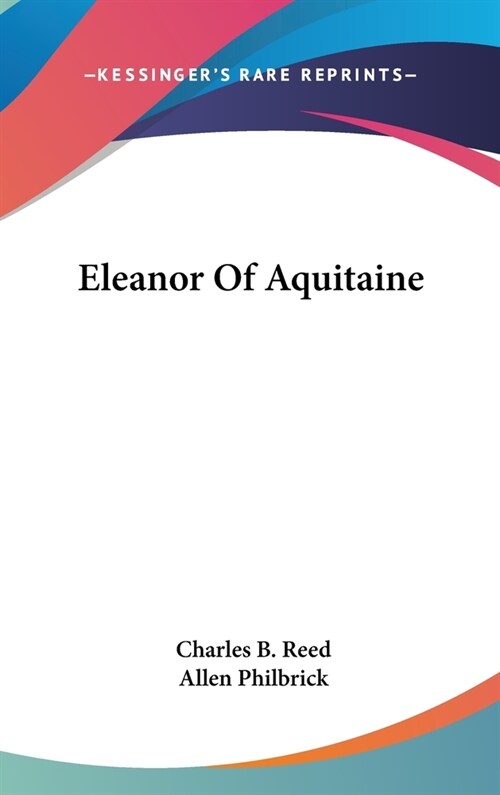 Eleanor Of Aquitaine (Hardcover)