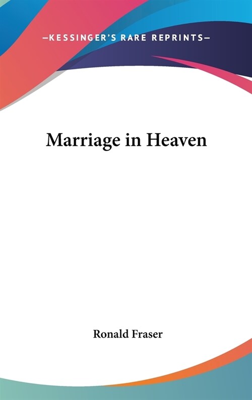 Marriage in Heaven (Hardcover)