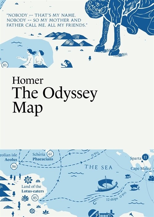 Homer: The Odyssey Map (Folded)