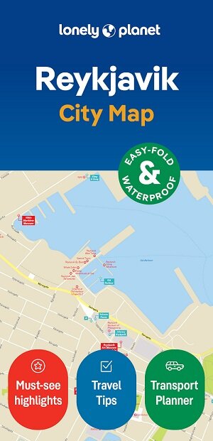 Lonely Planet Reykjavik City Map (Folded, 2)