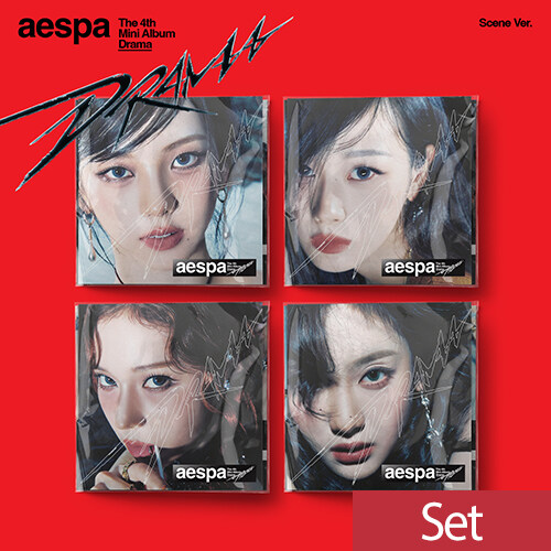 [중고] [SET] 에스파 - 미니 4집 Drama (Scene Ver.)[4종 세트]