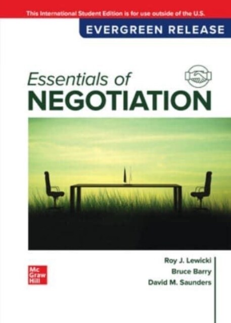 Essentials of Negotiation ISE (Paperback, 8 ed)