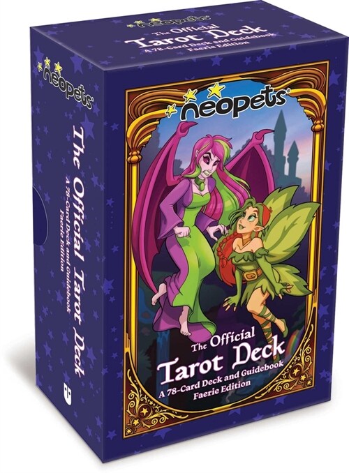 Neopets: The Official Tarot Deck : A 78-Card Deck and Guidebook, Faerie Edition (Package)