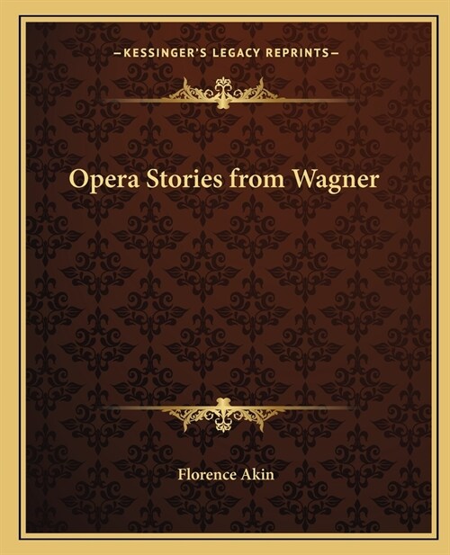 Opera Stories from Wagner (Paperback)